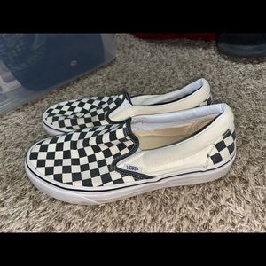 Slip on checker vans